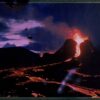 The volcanic eruption in Grindavik