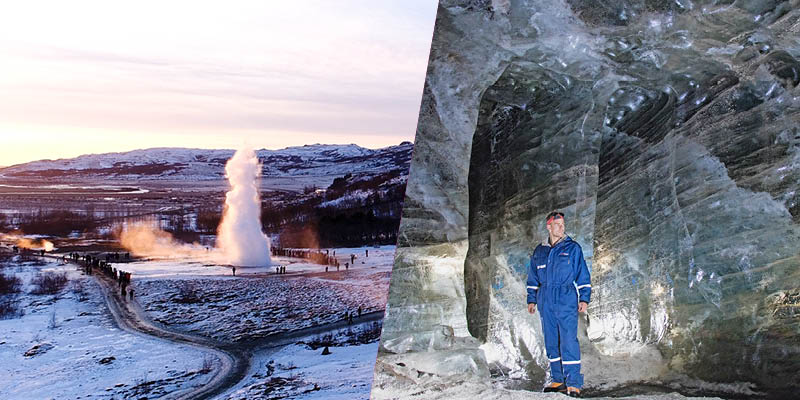 GOLDEN CIRCLE & GLACIER ICE CAVE