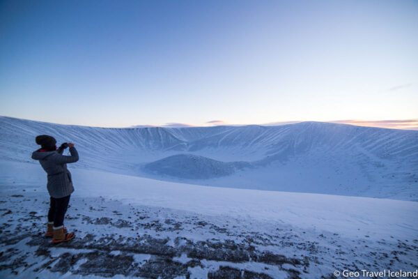 Mt. Hverfjall volcano sunrise Hike - Image 6