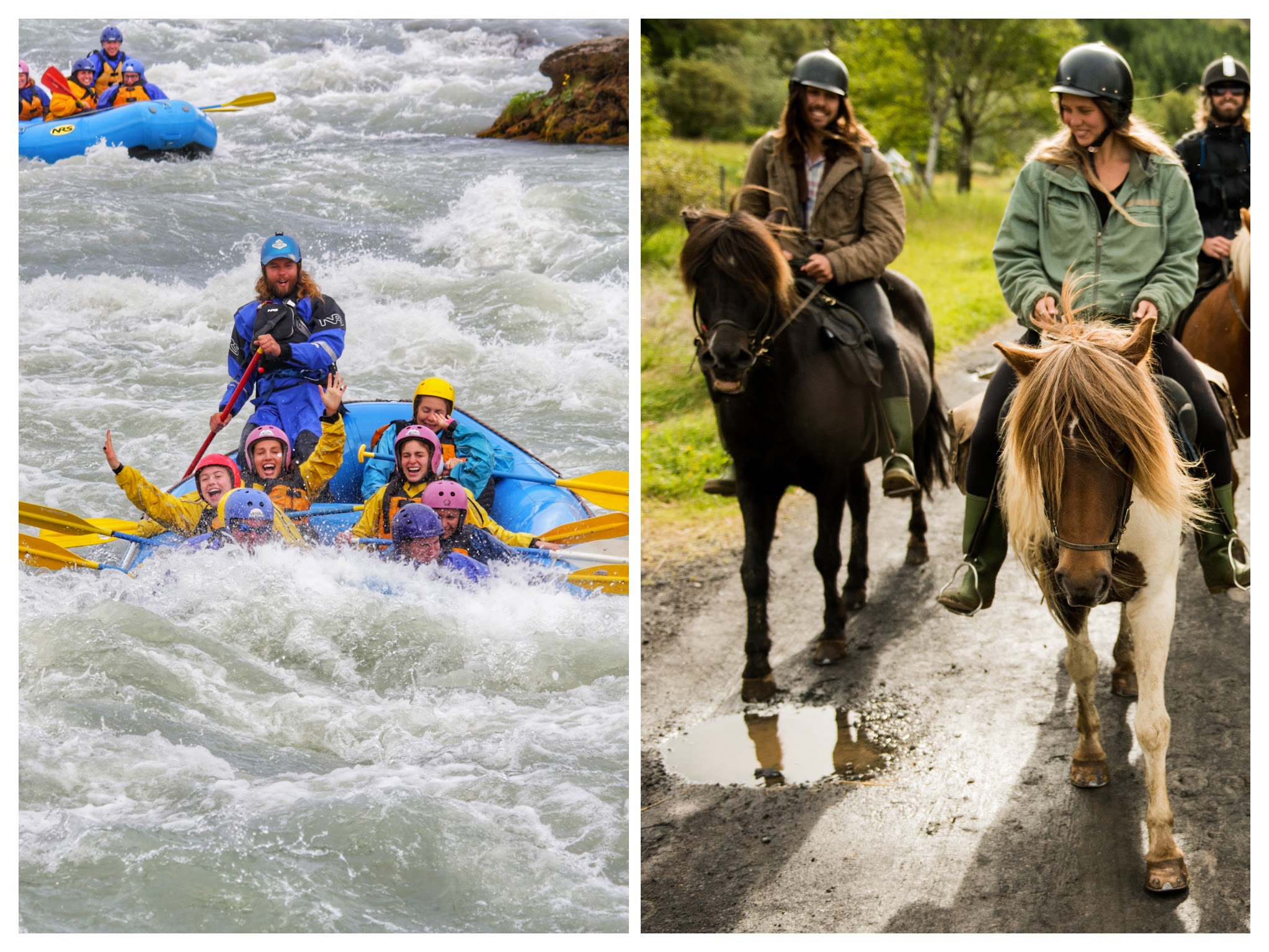 Rafting and Riding
