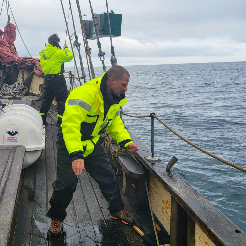 Traditional Handline Fishing onboard Iconic Faroese Sailship